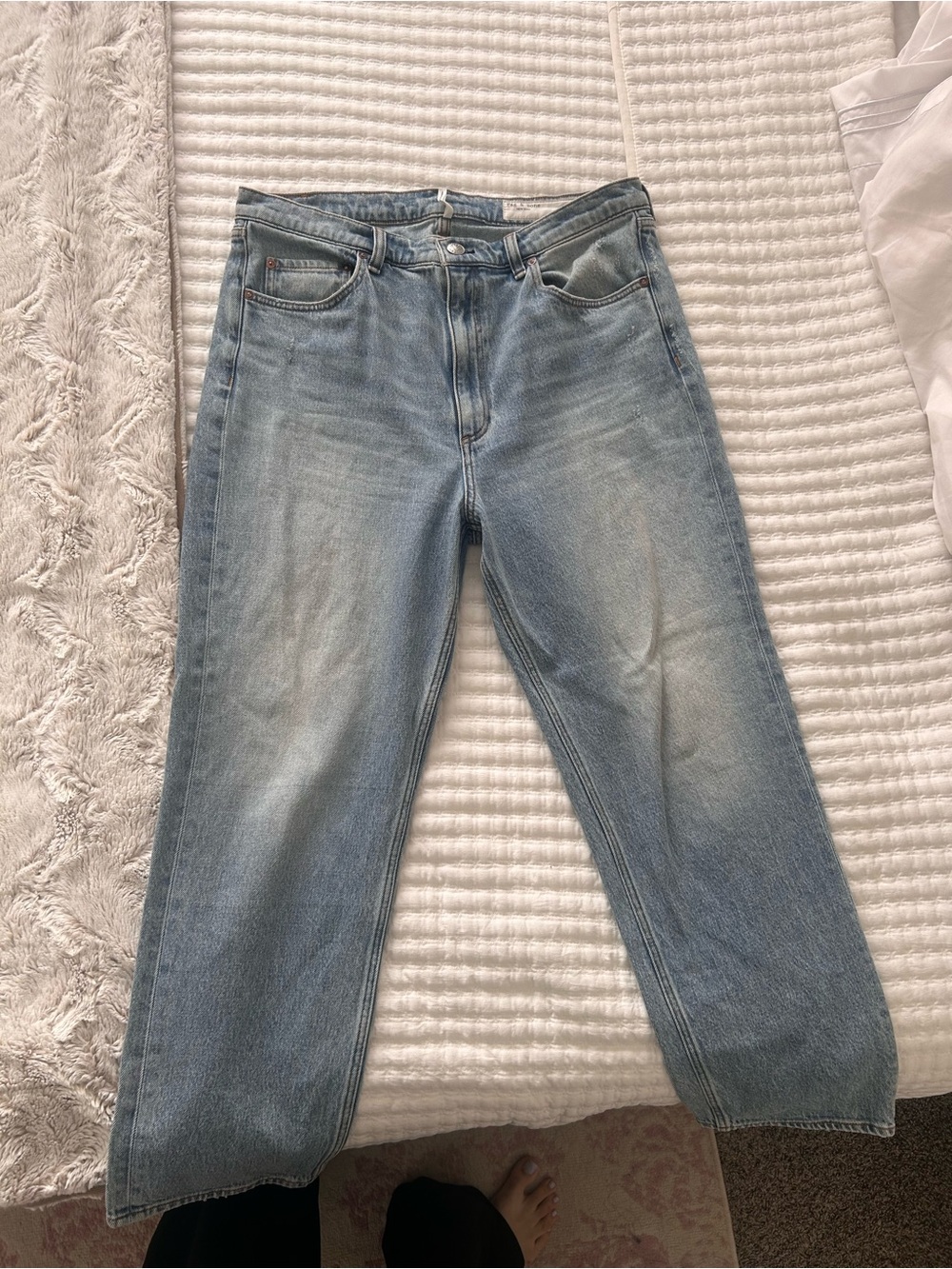 rag & bone Light Blue Relaxed Straight-Leg Men’s Jeans